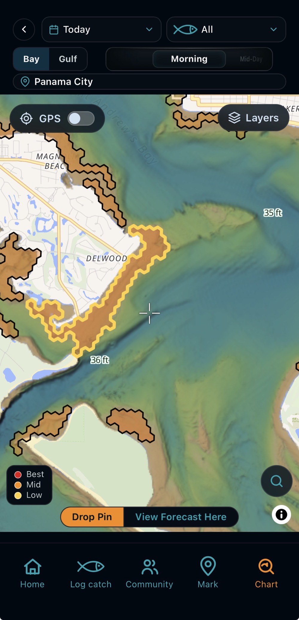 Bay chart